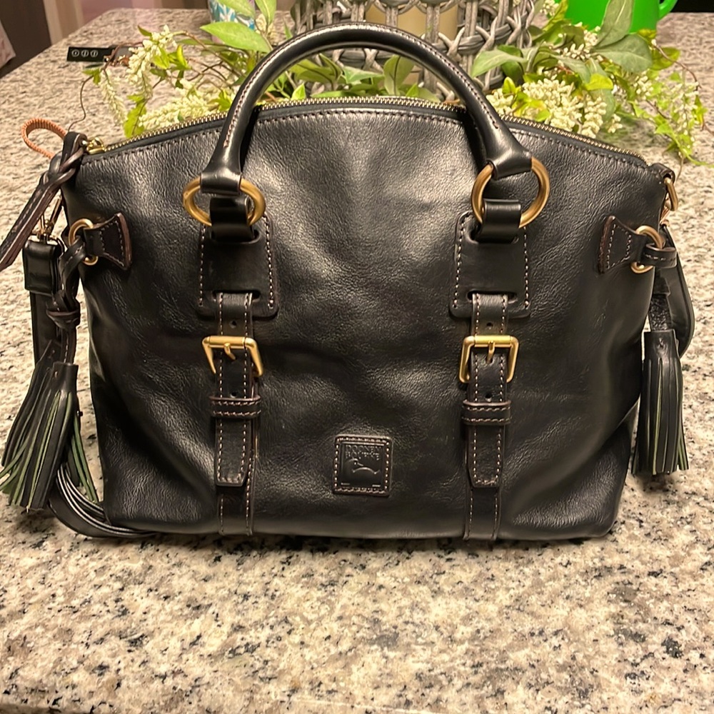 Dooney and Bourke Florentine Bristol satchel black black